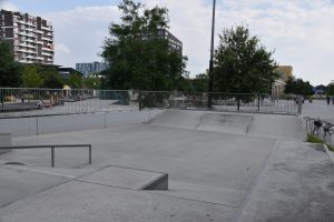 Skatebaan Raadhuisplein, Skatebaan